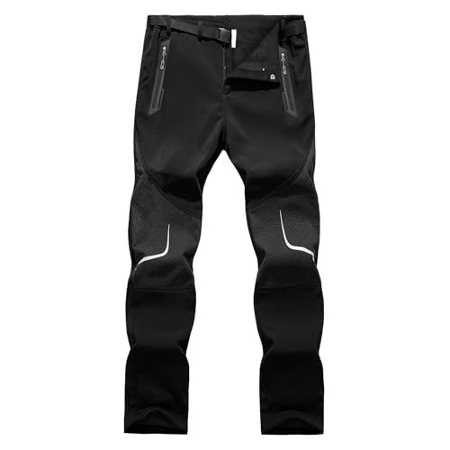 HomKuch Pantalones de Senderismo Transpirables Pantalones de Senderismo Ligeros para Hombres para Acampar al Aire Libre