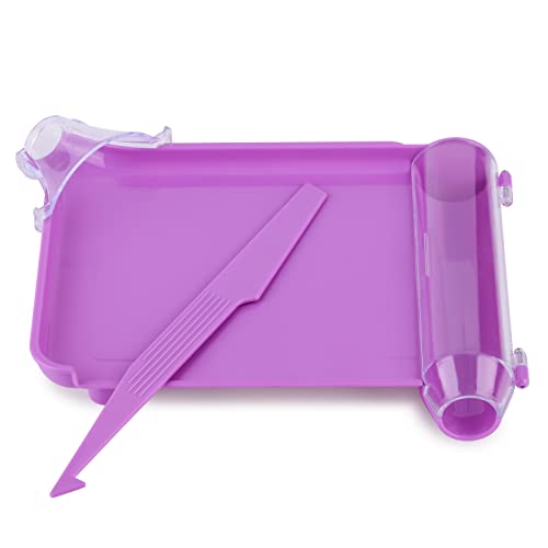 Simcoach Pill Counting Tray, Left Hand Pill Counter With Spatula,Pharmacy Counting(Purple) #TOP3