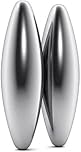 2 Large Powerful Rattle Magnets Spinning Buzzing, Educational Magnet Toy, Hematite Zingers, Stress Relief for Autism, ADD, OCD & ADHD, Fidget Toy, Fridge Magnets 6cm