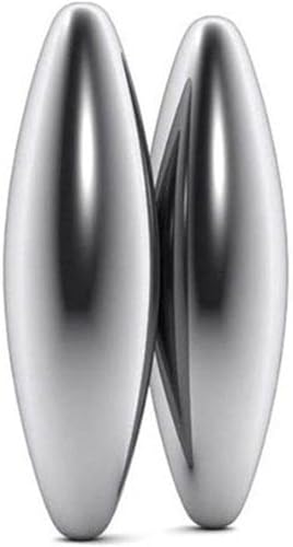 2 Large Powerful Rattle Magnets Spinning Buzzing Educational Magnet Toy Hematite Zingers Stress Relief for Autism ADD OCD & ADHD Fidget Toy Fridge Magnets 6cm