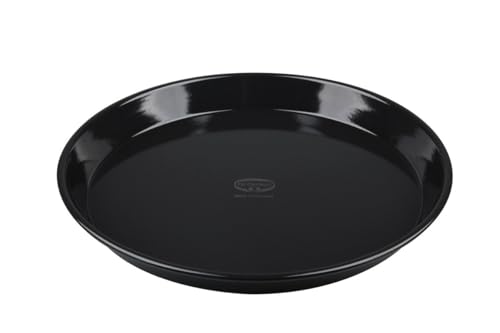 Dr.Oetker 1500 Plat à four rond pour tartes et pizzas, plat de cuisson au four, plat à pizza, Acier émaillé, 32 x 3 cm