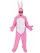 Produktbild Sven Wilke/Fa. Feuerwerk-Planet Hase rosa offen Kostüm Einheitsgrösse M-L-XL-XXL-XXL Erwachsene Herren Damen Fasching Karneval Festival (Large/X-Large)