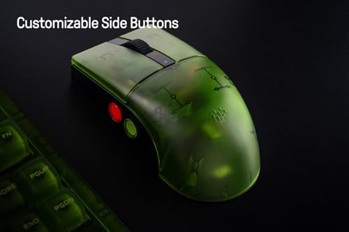 Image of 8Bitdo Retro R8 Mouse with Charging Dock, PAW 3395 Optical Sensor DPI 26K, 4K Polling Rate, Programmable Buttons, Kailh Sword GM X Micro Switches, Ambidextrous - Xbox Edition (Officially Licensed)