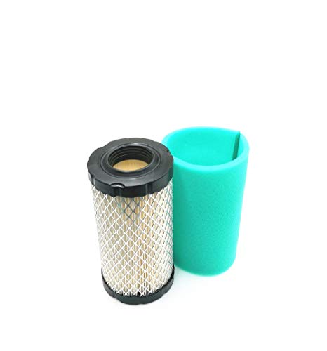 MOWFILL 2 Pack 793569 Air Filter With 793685 Pre Filter Replace for BS 4241 5415 793569 791630 John Deere GY21055 MIU11511 Bad Boy 063-4026-00