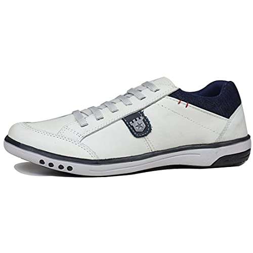 Sapatênis Casual Masculino Urban Couro Milão cor:Laranja;Tamanho:38