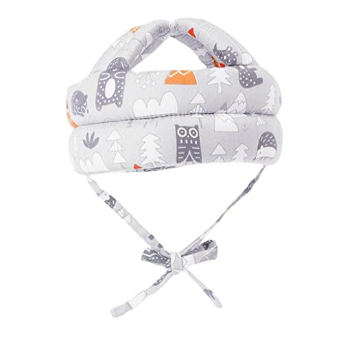 Casquette protection tête enfant ajustable pour sécuriser la marche de bébé