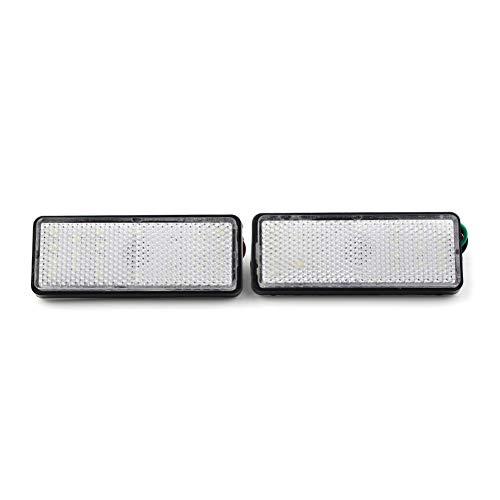 Cnfang4 Tail Brake Light Stop Running Light Motorcycle Reflector For Cars Pickups Trucks SUVs Trailers RVs Motorcycles, White Color
