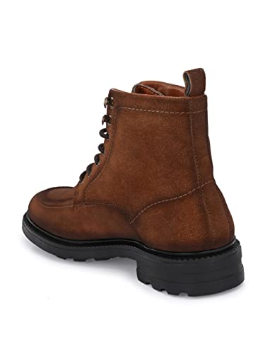 Image of San Frissco Men's Sneaker High Top Ankle Boots for Hikking and Trekking|Round Toe Soft Insole Lace Up Shoes Anti Slip Resistant|Ultra Durable Elegant with Cushioned Footbed