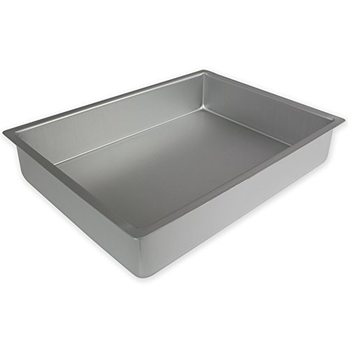 Molde para pastel rectangular PME aluminio de alta resistencia con esquinas rectas 3