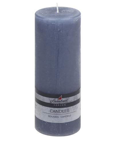 Stumpenkerzen 'Raureif Rauchblau 200/78 mm Steinhart Kerzen in...