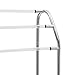 Organize It All 3 Bar Bathroom Towel Drying Rack & Holder with Shelf , Chrome, 62443W-1