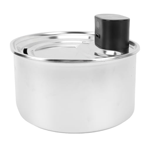 Fuente automática recargable para mascotas acero inoxidable miniatura 3