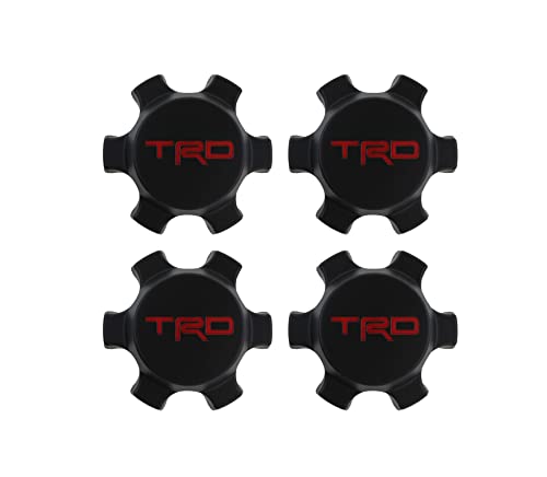 Genuine OEM Set 4 TRD Wheel Matte Black Center Caps For FJ Cruiser 07-14