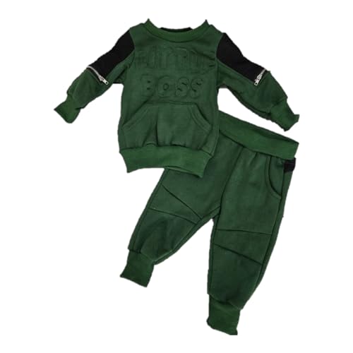 Ensemble bébé garçon avec sweat confortable et jogging assorti pour les petits