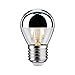 Produktbild Paulmann 28483 LED Lampe Tropfen 4,5W E27 Kopfspiegel Silber Warmweiß dimmbar Leuchtmittel