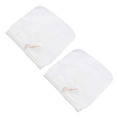 GRIRIW 2pcs Reusable Filter Bags for Nut Fruit Juice and Tea Thickened Food-grade Strainer Pouch for Home Brewing and Beverage Preparation