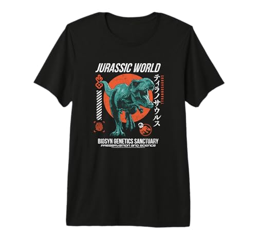 T-shirt Tyrannosaurus Rex Jurassic World parfait pour vos sorties geek et streetwear
