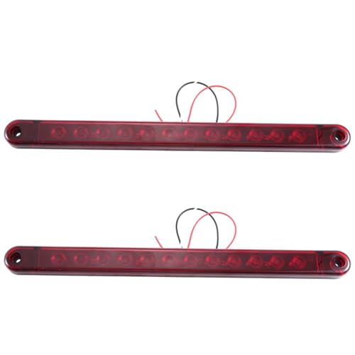 Feu stop 12V 12LED pour camion et remorque en pack de 2 pièces