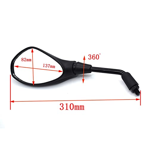 Espejo retrovisor universal de 10mm carcasa premium para BMW HP2 y R1200 3