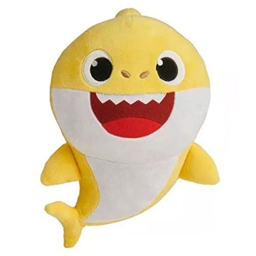 Pelúcia Baby Shark 25cm Amarelo Musical
