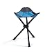 Taburete Trípode Plegable Taburetes de trípode de campamento plegable Portátil 3 patas Tall Slacker Silla trípode asiento for al aire libre Senderismo Pesca Picnic Viajes Playa Barbacoa Césped de jard