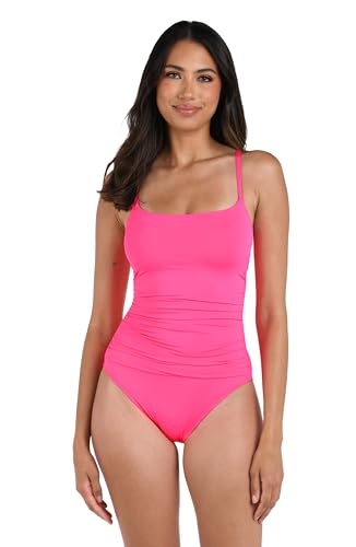 Maillot de bain une pièce La Blanca Island Goddess haut de gamme drapé