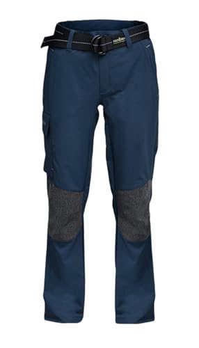 crazy4sailing Unisex Deckhose Segelhose Trousers lang Ölzeug inklusive Gürtel, Farbe:blau, Größe:S