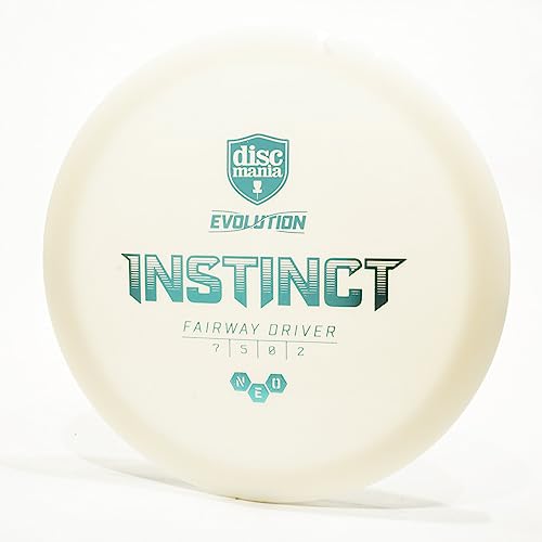 Discmania Evolution Instinct (Neo) Fairway Driver Golf Disc, Pick Weight/Color [Stamp & Exact Color May Vary] Yellow 173-174 Grams #TOP2