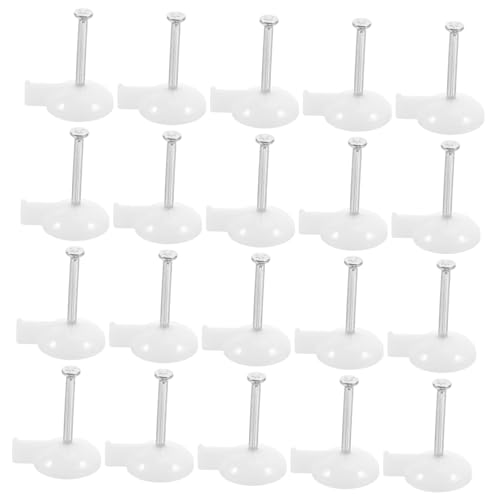 OSALADI 45pièces Clous Muraux Et pour Fixation De Décorations Agrafes Électriques Et Réparations De Cloisons Fixations à Double Pique pour Câblage à Basse Tension