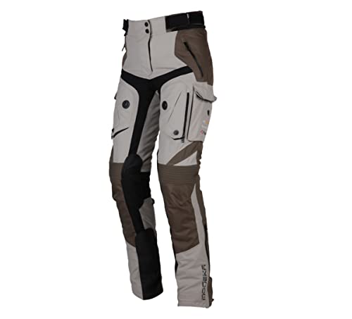Modeka Panamericana 2 Damen Motorrad Textilhose, khaki, 48