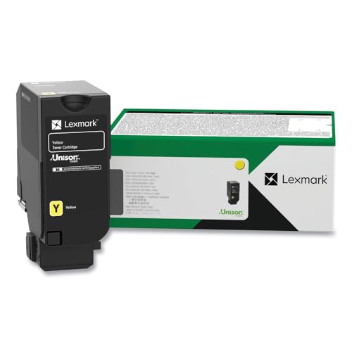 Toner Jaune Lexmark 74C0SYG rendement 7000 pages pour imprimante