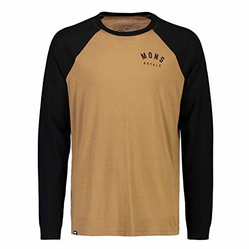 Mons Royale Herren Icon Raglan Layerlangarmshirt braun L Cover