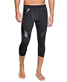 Under Armour Men's Q4 Superbase 1/2 Legging, Black (001)/Black, XXX-Large