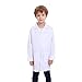 TopTie Kids Lab Coat Scrubs Childrens School Scientists Doctor Role Play Halloween Costume-White-10/12