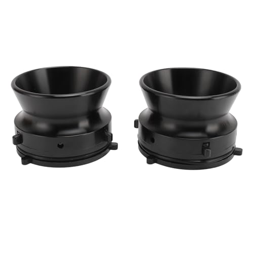 Adaptateurs de Moyeu pour Salon Audiophile et Studio d'Enregistrement de Bande Noir 2 Pcs