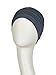 Gorro Yoga con bambú de color azul para quimioterapia