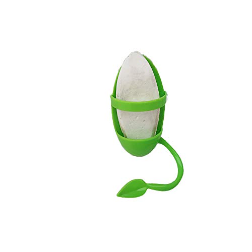 SUPFAKE Bird Food Holder for Birdcage Parrots Feeder Basket Plastic Food Fruit Feeding Perch Stand Holder for Pet Bird Supplies Fruit Vegetable Cuttlebone Container(Green)