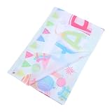 Uonlytech Bannière Joyeux Anniversaire Polyester Décoration Fête Couleur Vive Fond Phot...