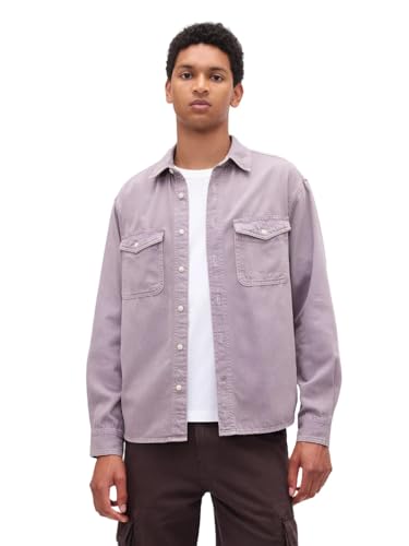 GAP Mens Denim Big Shirt Minimal Grey 906 M