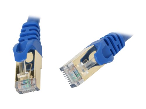 Rosewill 3-Feet Cat 7 Shielded Twisted Pair Networking Cable - Blue (RCW-3-CAT7-BL)