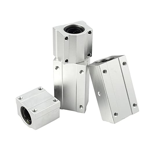 Mssoomm MS-2-SCS20UU 2Pcs Scs20Uu Aluminum Linear Motion Ball Bearing Box Bushing 50Mm Long Linear Roller Bearing Slide Block thumb #1
