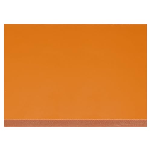 Image of PATIKIL Orange Phenolic Sheet, 1pcs 300x200x15mm Laminated Resin Plate Board PCB Sheet for Electrical Electronic Fixtures DIY and Crafts