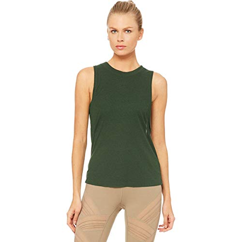 ALO Heat-Wave Tank Top Hunter SM