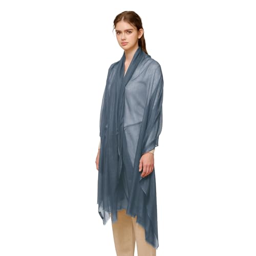 Luxury 100% Cashmere Shawl Wraps for Women, 91''x40'' Featherlight Pashmina Scarf, Travel Wrap for All Seasons2