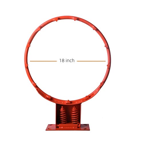 Basketball Rim Replacement, Double Spring Reinforced Heavy Duty Breakaway Wall Mounted Basketball Rim 18In Outdoor And Indoor Can Dunk #TOP3