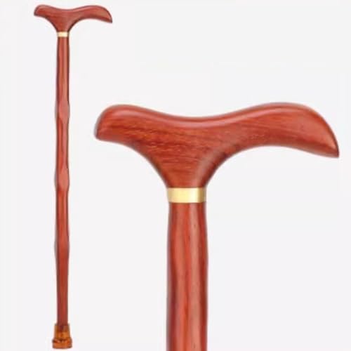 Laska do chodzenia z litego drewna 80 cm 80 cm 81 cm 81 cm pojedyncza kula ręcznie robiona, ergonomiczny uchwyt z paskiem na nadgarstek laski dla seniorów, mężczyzn i kobiet