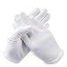 Produktbild Baumwollhandschuhe Weiß, Netspower 12 Paar Elastisch Baumwolle Handschuhe Arbeitshandschuhe, Bequem und Atmungsaktiv, Universalgröße