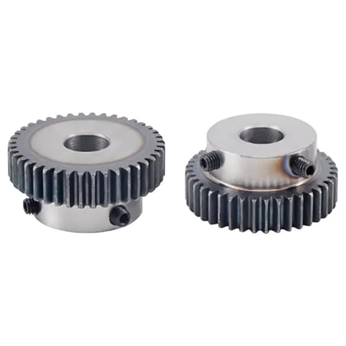 Engranaje de 1m y 100 dientes con orificio de 8mm y tornillo M5 fijo