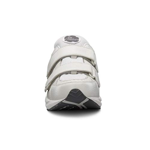 Dr. Comfort Winner-X Men Sneakers Athletic Shoes w/Gel Inserts-Therapeutic Diabetic Mens Running Shoes, 13 X-Wide (XW/6E) White