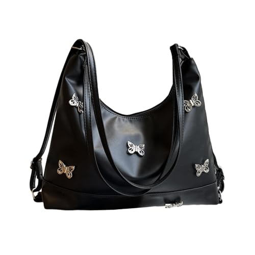 Image of VELURA SYDL Womens Shoulder Bag Shoulder Purse Lightweight Handbag for Work Street Daily Black|1 Women Shoulder Bag|Clothing, Shoes & Accessories